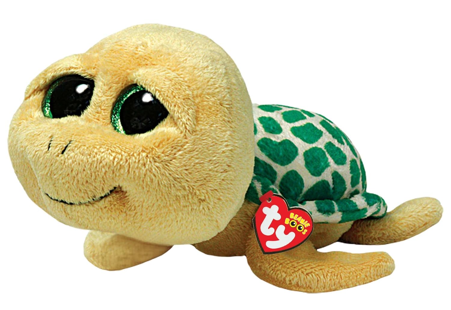 ty 7136097 - pokey - schildkr02te, beanie boos, 15 cm, gelb